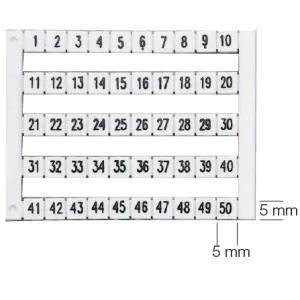 Маркувальна пластина - DY 5 (N) Klemsan Маркувальна пластина - DY 5 (N) Klemsan