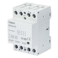 Модульний контактор ISKRA IKA 40A 230V AC 4NO Модульний контактор ISKRA IKA 40A 230V AC 4NO