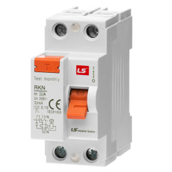 Пристрій захисного відключення LS ELECTRIC RKN 32A 1P+N 0.3A Пристрій захисного відключення LS ELECTRIC RKN 32A 1P+N 0.3A