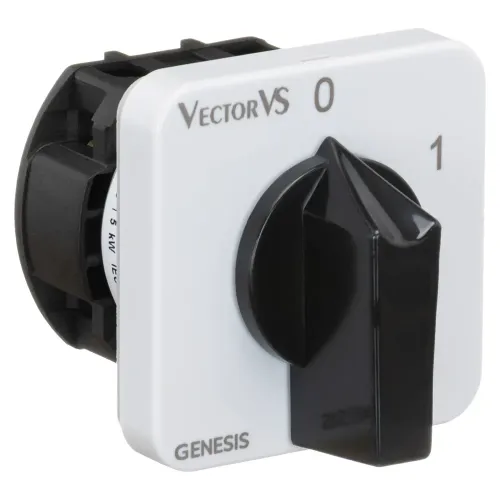Кулачковый переключатель Vector VS GC 25A 2P схема 91 (0-1) Кулачковый переключатель Vector VS GC 25A 2P схема 91 (0-1)