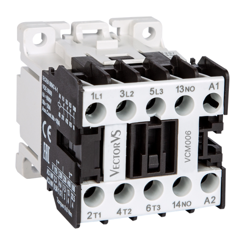 Миниконтактор VCM 6A 230V AC 4NO Миниконтактор VCM 6A 230V AC 4NO