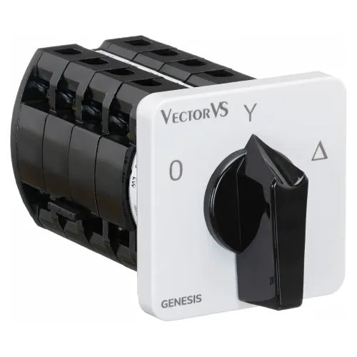 Кулачковый переключатель Vector VS GC 40A схема 12 (0-Y-) Кулачковый переключатель Vector VS GC 40A схема 12 (0-Y-)