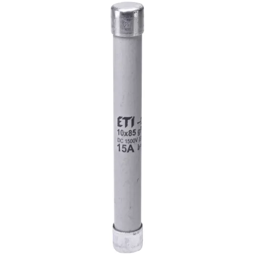 Запобіжник циліндричний ETI 15A gPV 10×85 1500V Запобіжник циліндричний ETI 15A gPV 10×85 1500V