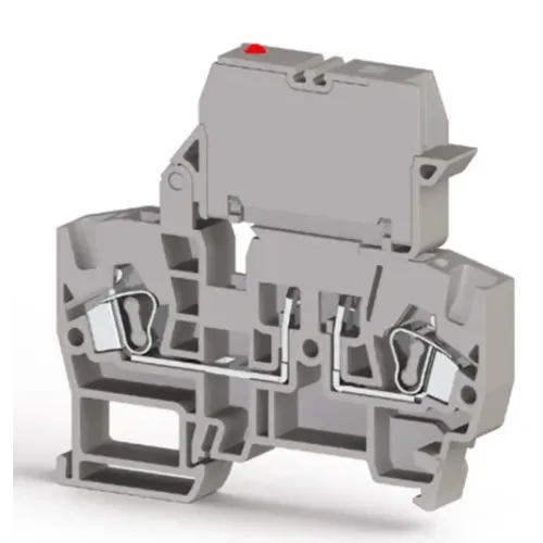 Клема Klemsan YBK ILD 220V AC под предохранитель 4 мм серая Клема Klemsan YBK ILD 220V AC под предохранитель 4 мм серая