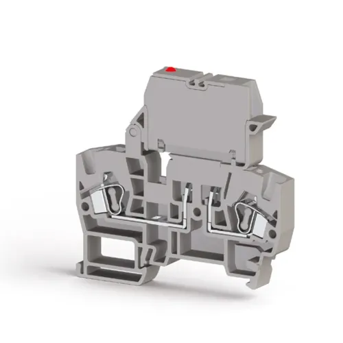 Клема Klemsan YBK ILD 24V DC під запобіжник 4 мм сіра Клема Klemsan YBK ILD 24V DC під запобіжник 4 мм сіра