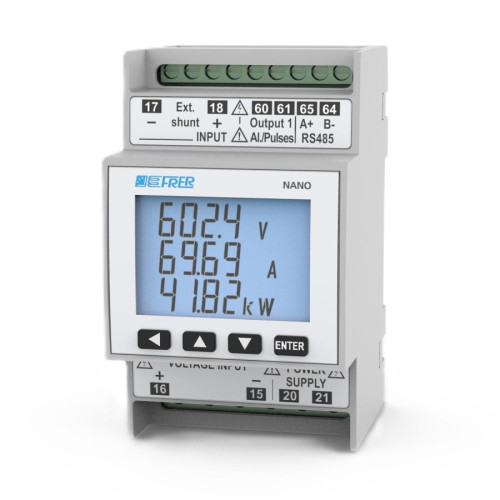 Анализатор сети модульный FRER NaNo 1-5A RS485 Анализатор сети модульный FRER NaNo 1-5A RS485