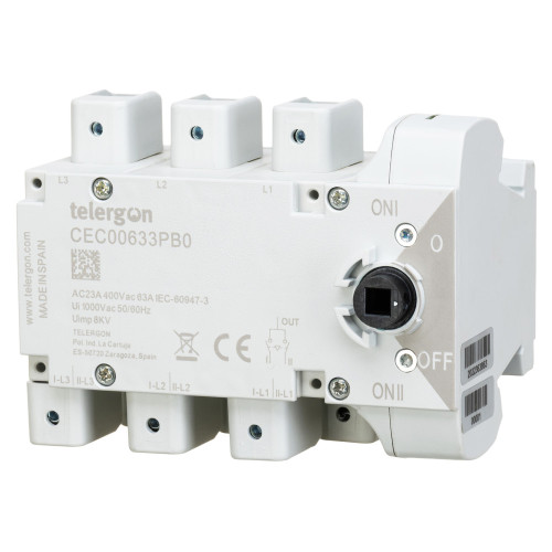 Переключатель TELERGON CEC 3P 63A Переключатель TELERGON CEC 3P 63A