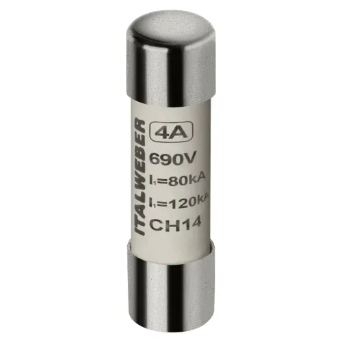 Предохранитель цилиндрический Italweber CH14 4A gG 14×51 690V Предохранитель цилиндрический Italweber CH14 4A gG 14×51 690V