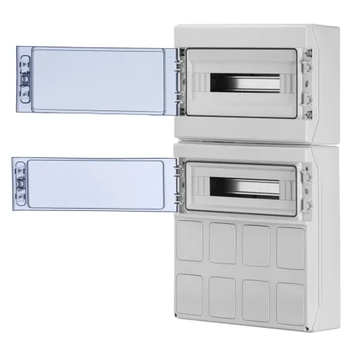 Настенный корпус для сил. розеток IDE с отв STAR 2×18 MOD 728×418x147mm, IP65 с шинами N+PE Настенный корпус для сил. розеток IDE с отв STAR 2×18 MOD 728×418x147mm, IP65 с шинами N+PE