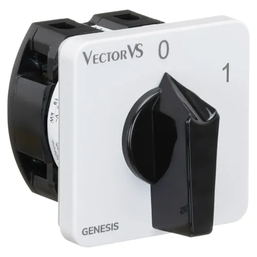 Кулачковый переключатель Vector VS GC 40A 2P схема 91 (0-1) Кулачковый переключатель Vector VS GC 40A 2P схема 91 (0-1)
