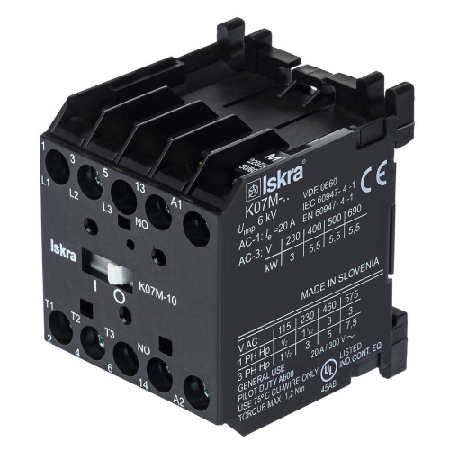 Миниконтактор ISKRA K07M-10 M7,230V-50Hz Миниконтактор ISKRA K07M-10 M7,230V-50Hz
