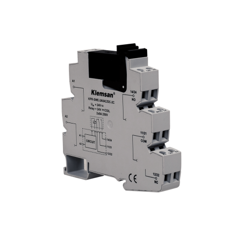 Реле интерфейсное Klemsan KPR-SWE-24VDC-2C Реле интерфейсное Klemsan KPR-SWE-24VDC-2C