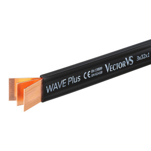 Гнучка мідна шина в ізоляції Vector VS WAVE PLUS 10x80x1, 1775A, L2000mm Гнучка мідна шина в ізоляції Vector VS WAVE PLUS 10x80x1, 1775A, L2000mm