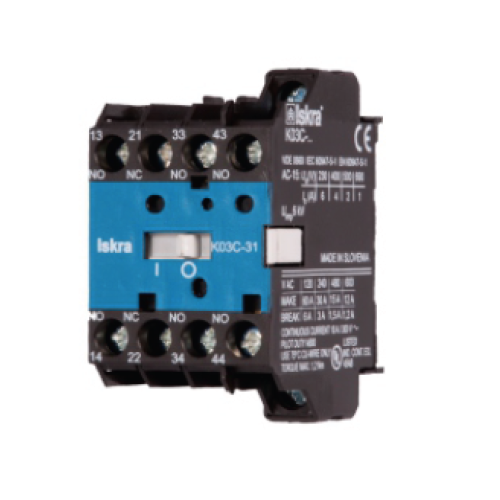 Мініконтактор ISKRA K03M-10 M7,230V-50Hz Мініконтактор ISKRA K03M-10 M7,230V-50Hz