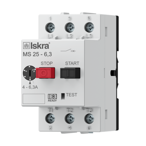 Автомат защиты двигателя ISKRA MS25 32A Автомат защиты двигателя ISKRA MS25 32A