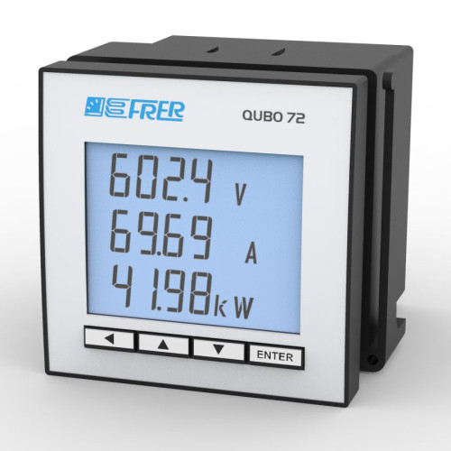 Анализатор сети FRER QUBO DC, RS485, 220V пит. 80-260 Vac/dc, Пульс Анализатор сети FRER QUBO DC, RS485, 220V пит. 80-260 Vac/dc, Пульс