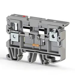 Клема Klemsan ASK 2 LD 24V AC під запобіжник 6 мм сіра Клема Klemsan ASK 2 LD 24V AC під запобіжник 6 мм сіра