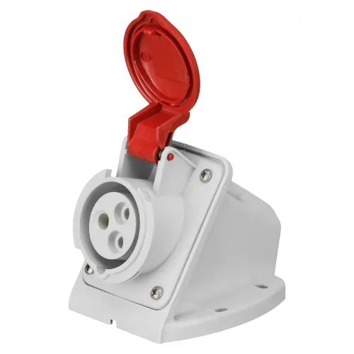 Розетка настенная IDE MUNDIAL 2P+E 16A 380-415V IP44 Розетка настенная IDE MUNDIAL 2P+E 16A 380-415V IP44