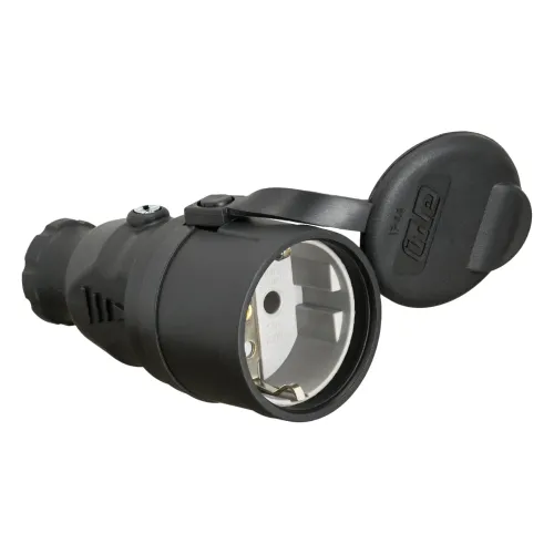 Розетка кабельная IDE SCHUKO 2P+E 16A 220-250V IP44 Розетка кабельная IDE SCHUKO 2P+E 16A 220-250V IP44