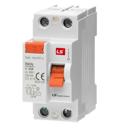Пристрій захисного відключення LS ELECTRIC RKN 40A 1P+N 0.03A Пристрій захисного відключення LS ELECTRIC RKN 40A 1P+N 0.03A